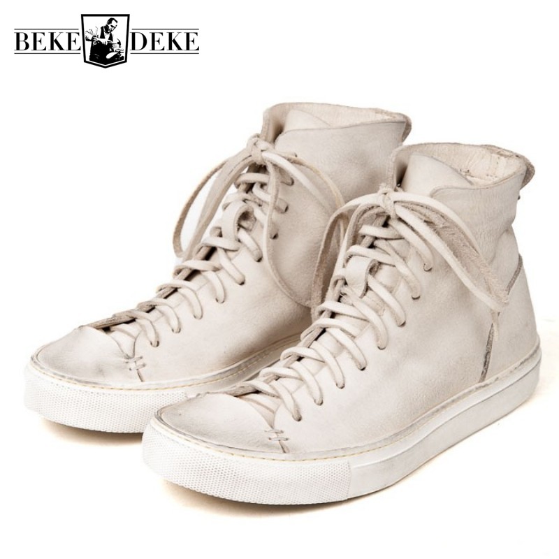 Vintage Leatherwork - Zapatos de cuero genuino de vaca
