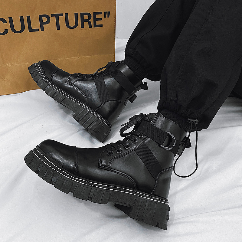 Leatherwork Clamp - Botas de hombre 2025, nuevos zapatos