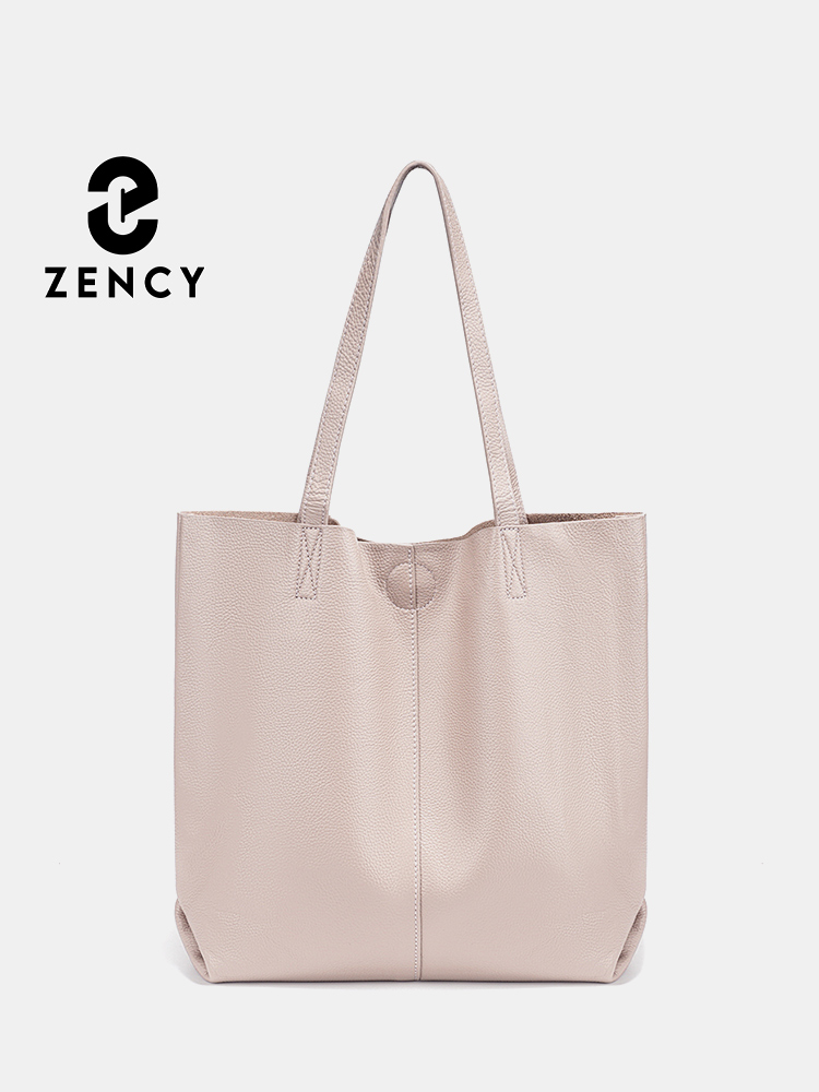 Leather Work Bag Women - Bolso de Mano Zency para Mujer,