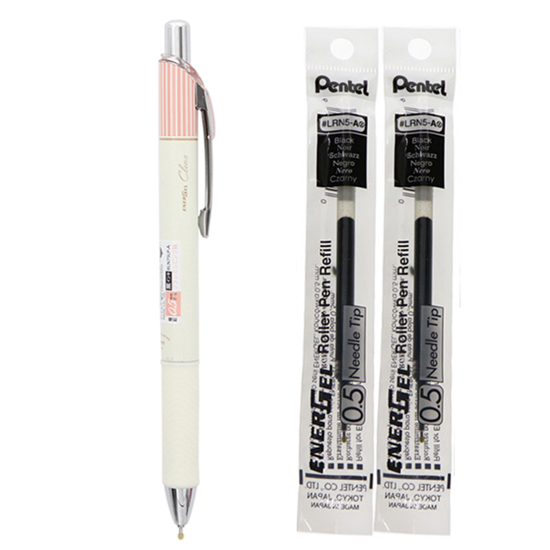 Pentel Pen Energel - 1 bolígrafo + 2 recambios LifeMaster