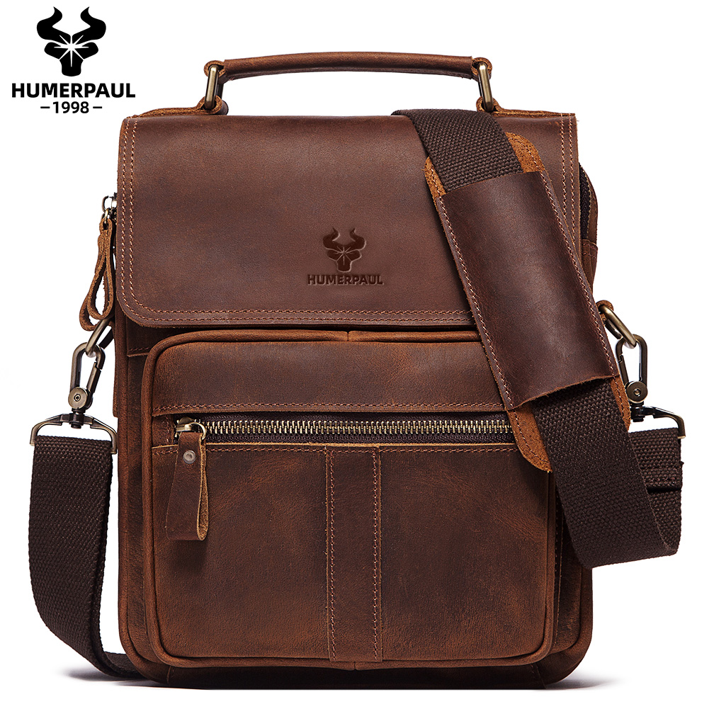 Vintage Leatherwork - HUMERPAUL, bolso de hombro de cuero