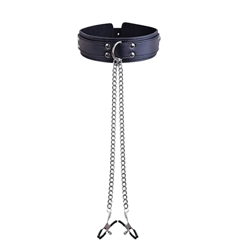 Collar de cuero estilo punk co - Leatherwork Clamp reseña y precio
