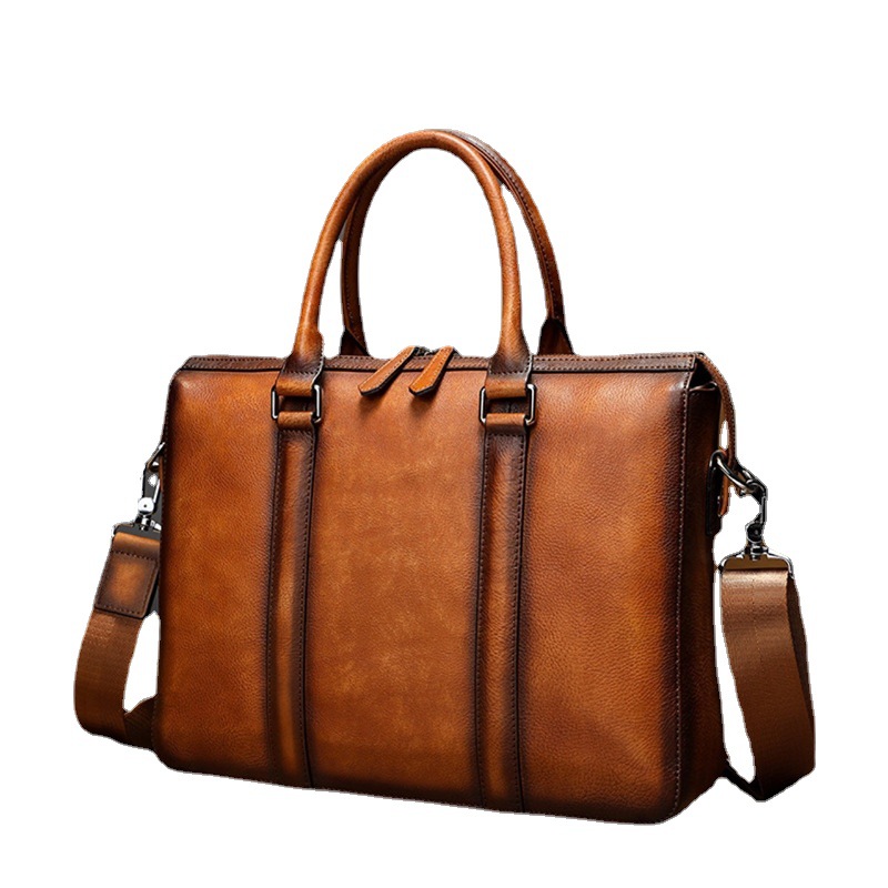 Maletín de Cuero de Primera Ca - Vintage Leatherwork reseña y precio