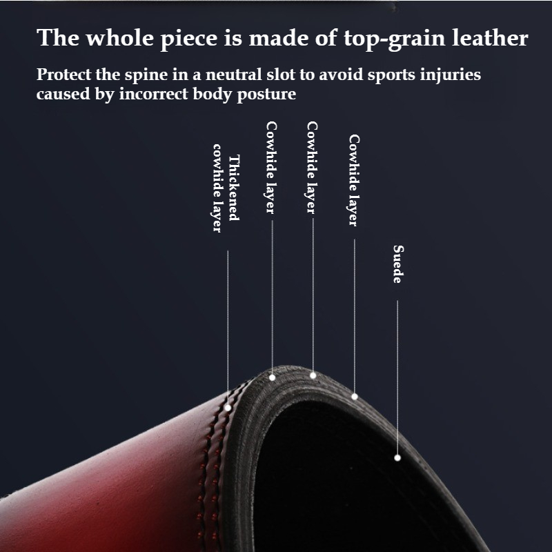 Cinturón de Levantamiento de P - Leather Workout Belt reseña y precio