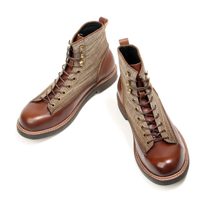 YETTIES Botas de combate Ameka - Vintage Leatherwork reseña y precio