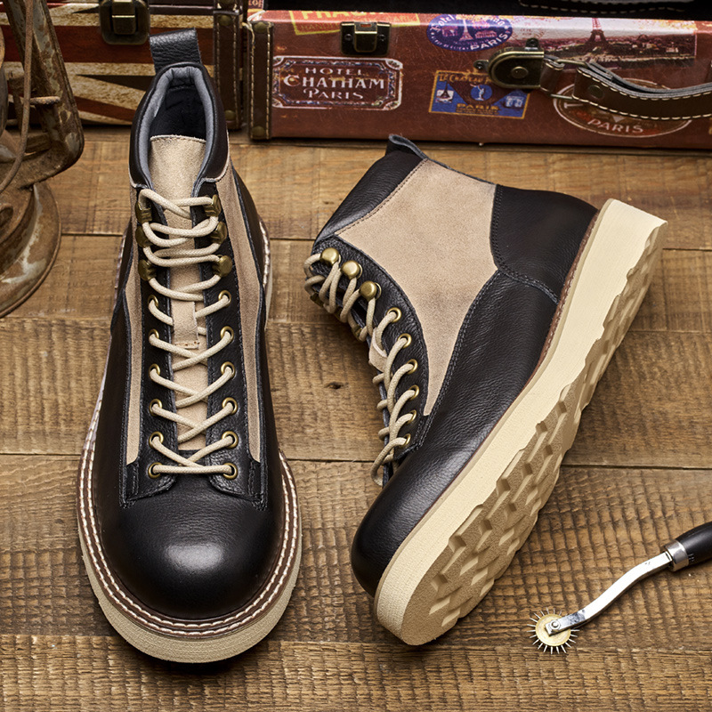 Botas de trabajo de punta cort - Vintage Leatherwork reseña y precio
