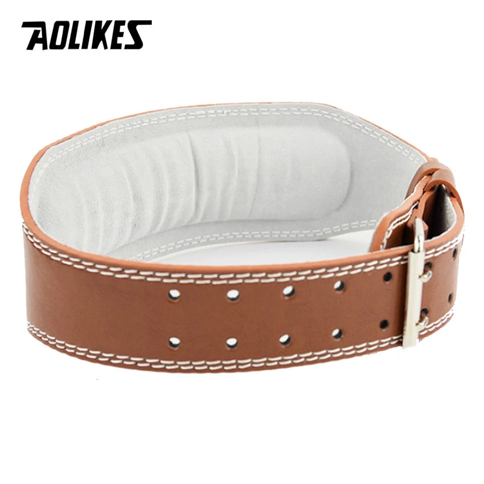 AOLIKES nuevo cinturón ancho d - Leather Workout Belt reseña y precio