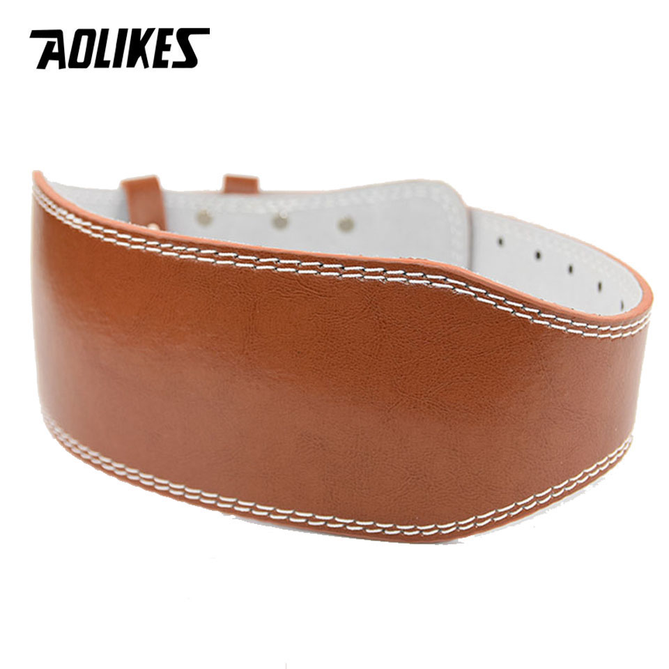 AOLIKES nuevo cinturón ancho d - Leather Workout Belt reseña y precio