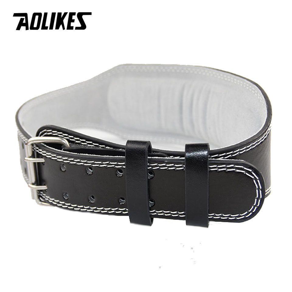 AOLIKES nuevo cinturón ancho d - Leather Workout Belt reseña y precio
