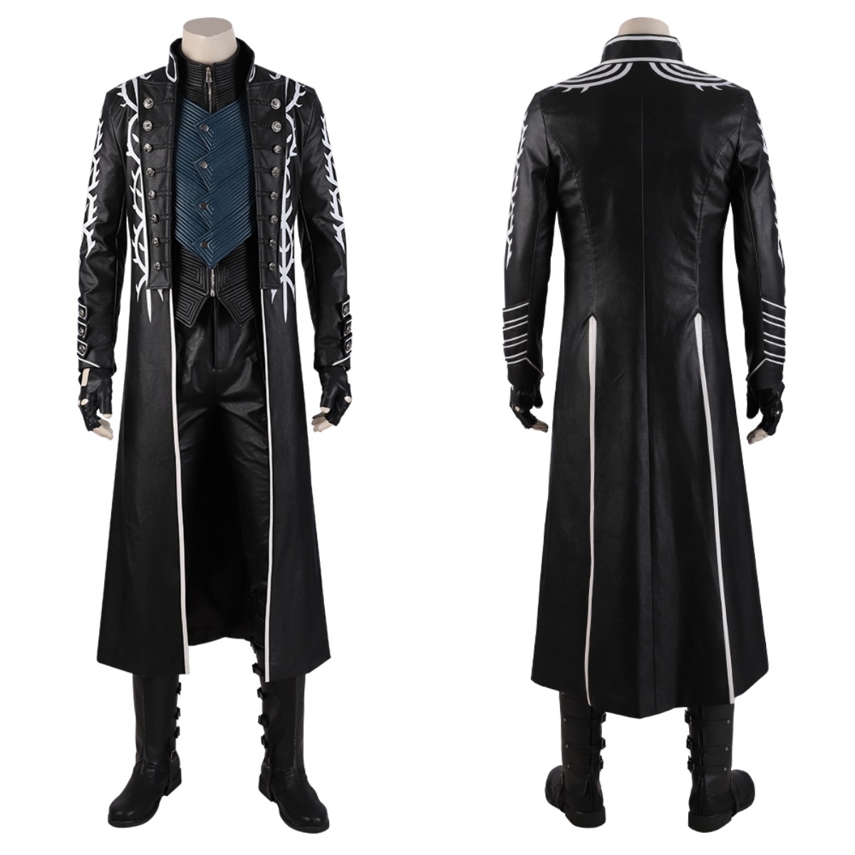 Disfraz de Cosplay de Vergil d - Leather Work Vest reseña y precio