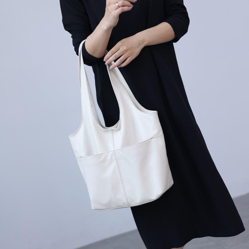 Bolsos de hombro de cuero genu - Leather Work Bag Women reseña y precio