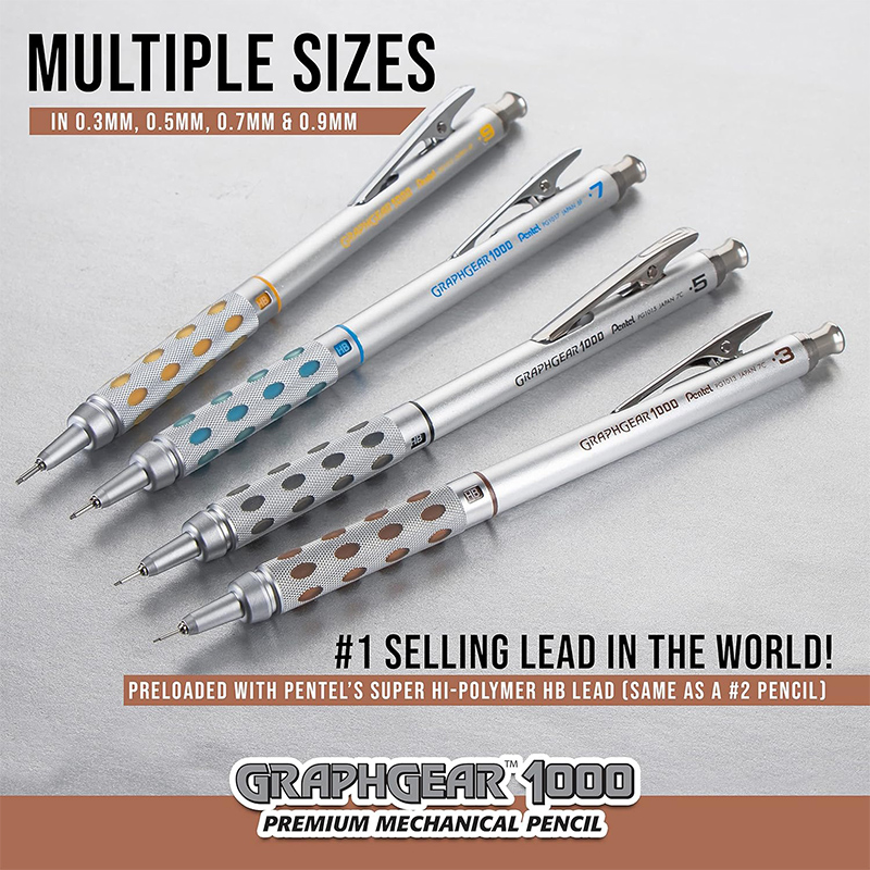 Lápiz mecánico Pentel japonés  - Pentel Pen Energel reseña y precio