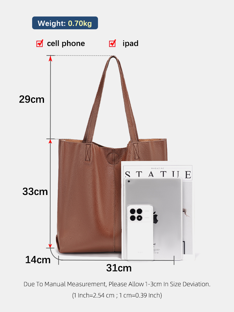 Bolso de Mano Zency para Mujer - Leather Work Bag Women reseña y precio