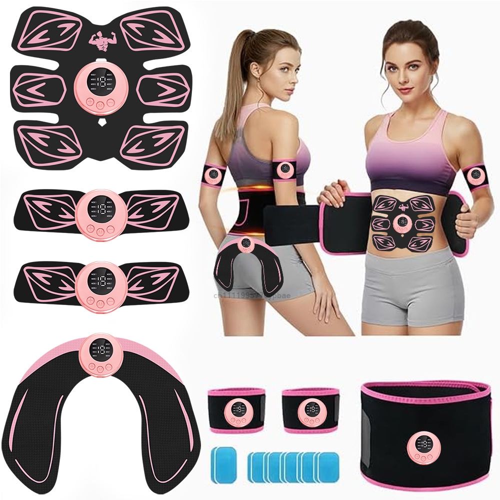 Estimulador muscular EMS, entr - Leather Workout Belt reseña y precio