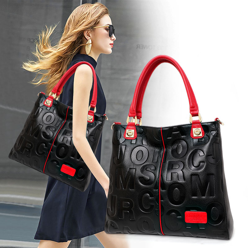 Bolso Tote de Cuero Genuino co - Leather Work Bag Women reseña y precio
