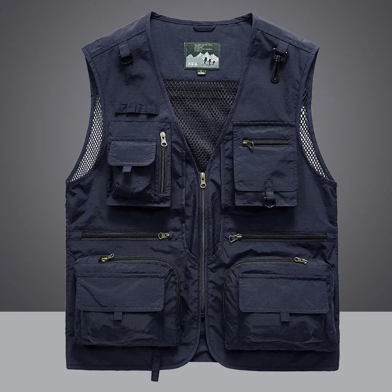 Chaleco de descarga de verano  - Leather Work Vest reseña y precio