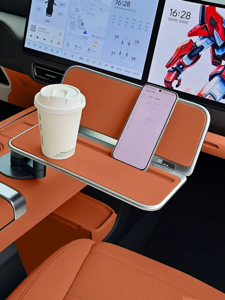 Consola Central con Mesa Peque - Leatherwork Table reseña y precio