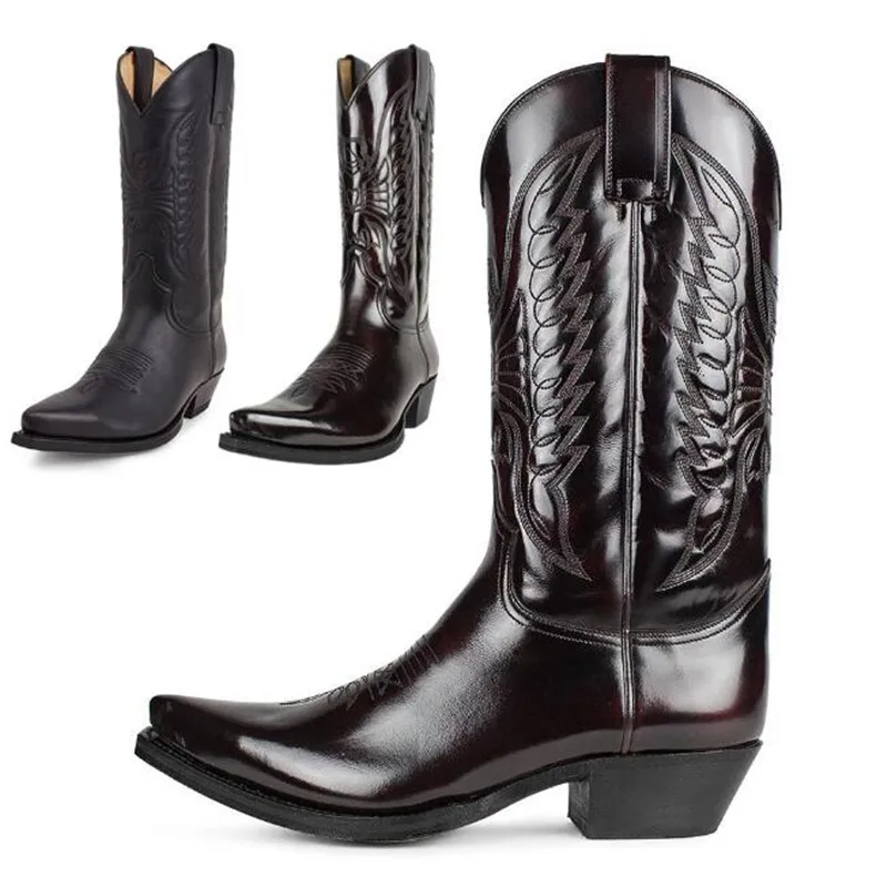 Botas de vaquero para hombre y - Vintage Leatherwork reseña y precio