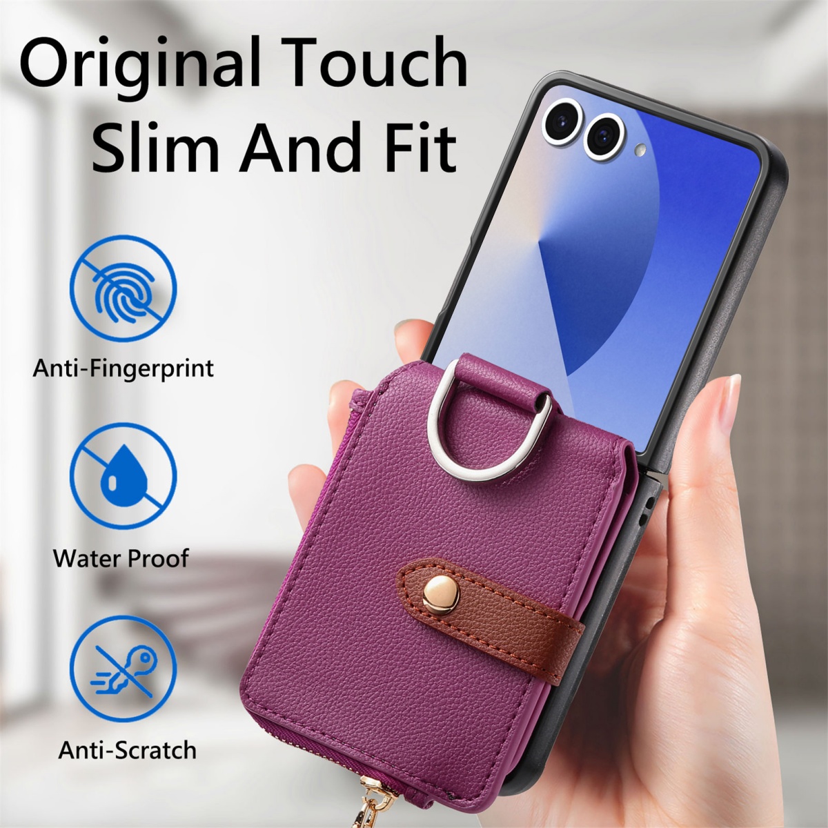 Funda de Lujo para Teléfono co - Leatherwork Wallet reseña y precio