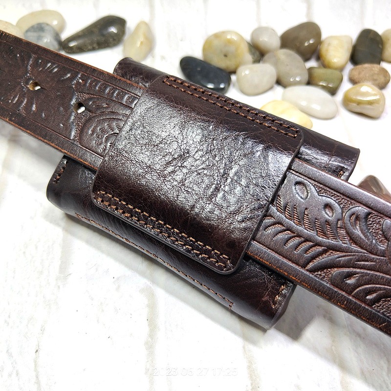 Blongk-Mini riñonera de cuero  - Leatherwork Wallet reseña y precio