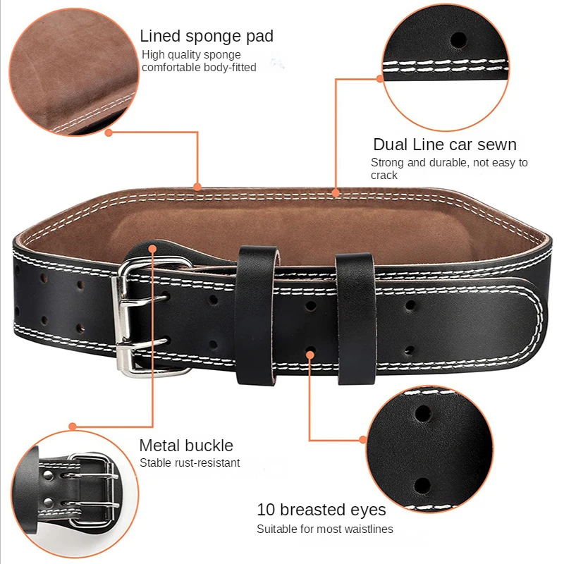 Cinturón de levantamiento de p - Leather Workout Belt reseña y precio