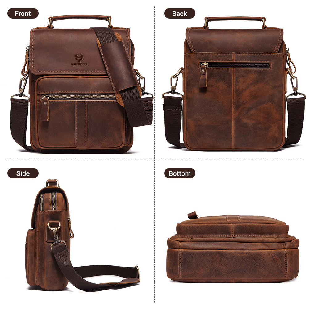 HUMERPAUL, bolso de hombro de  - Vintage Leatherwork reseña y precio