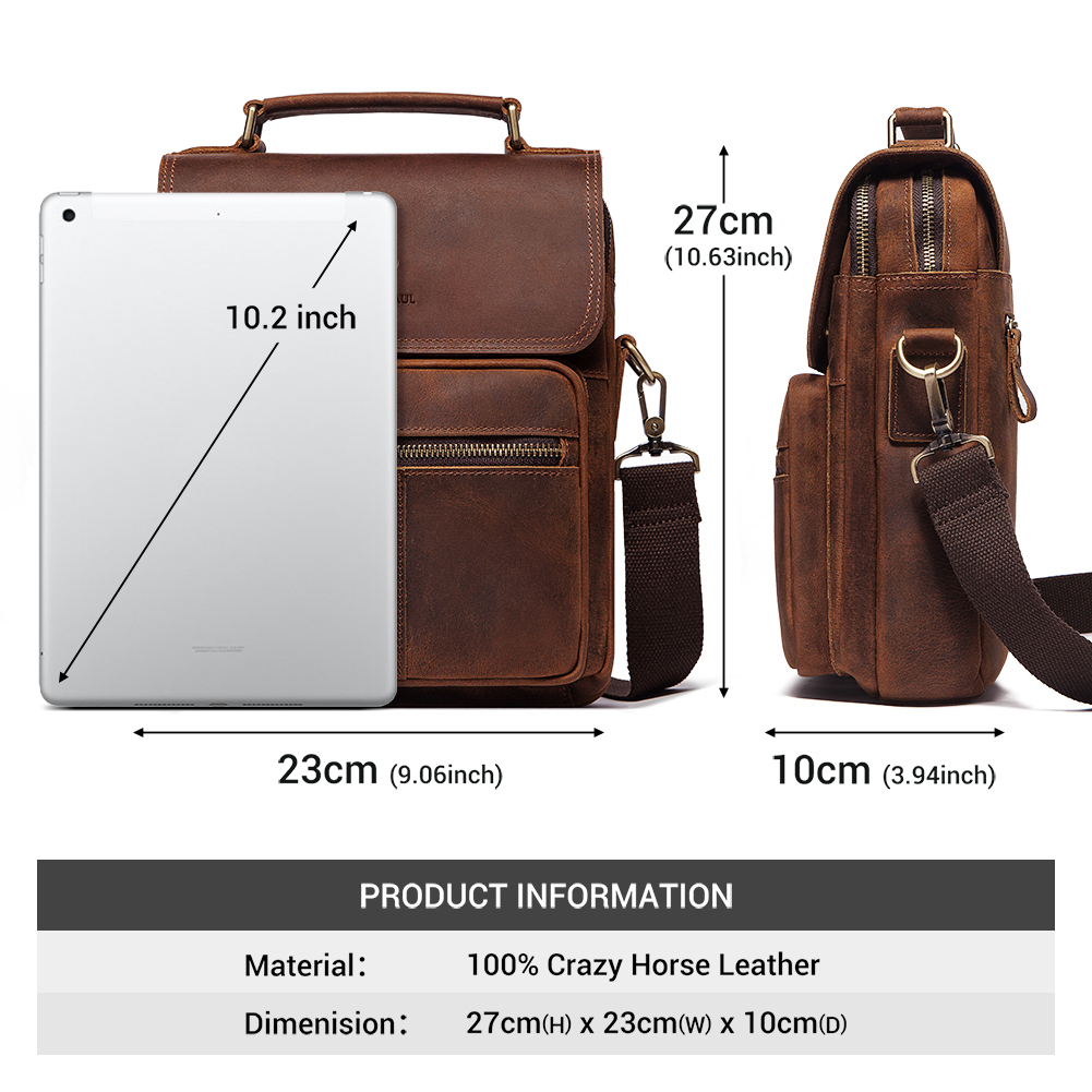 HUMERPAUL, bolso de hombro de  - Vintage Leatherwork reseña y precio