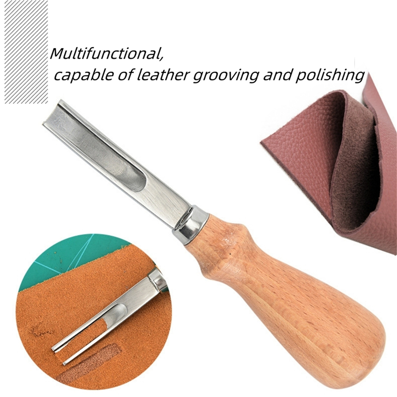 Práctico biselador de bordes p - Leather Edge Beveler reseña y precio