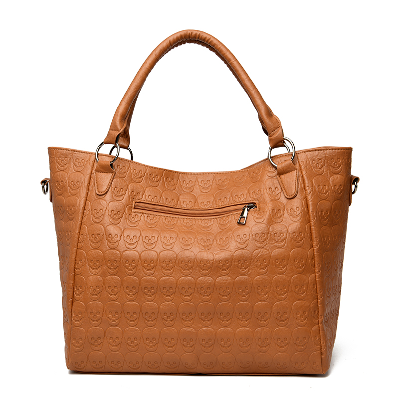 Bolso cruzado Punk Skull de cu - Leather Work Bag Women reseña y precio