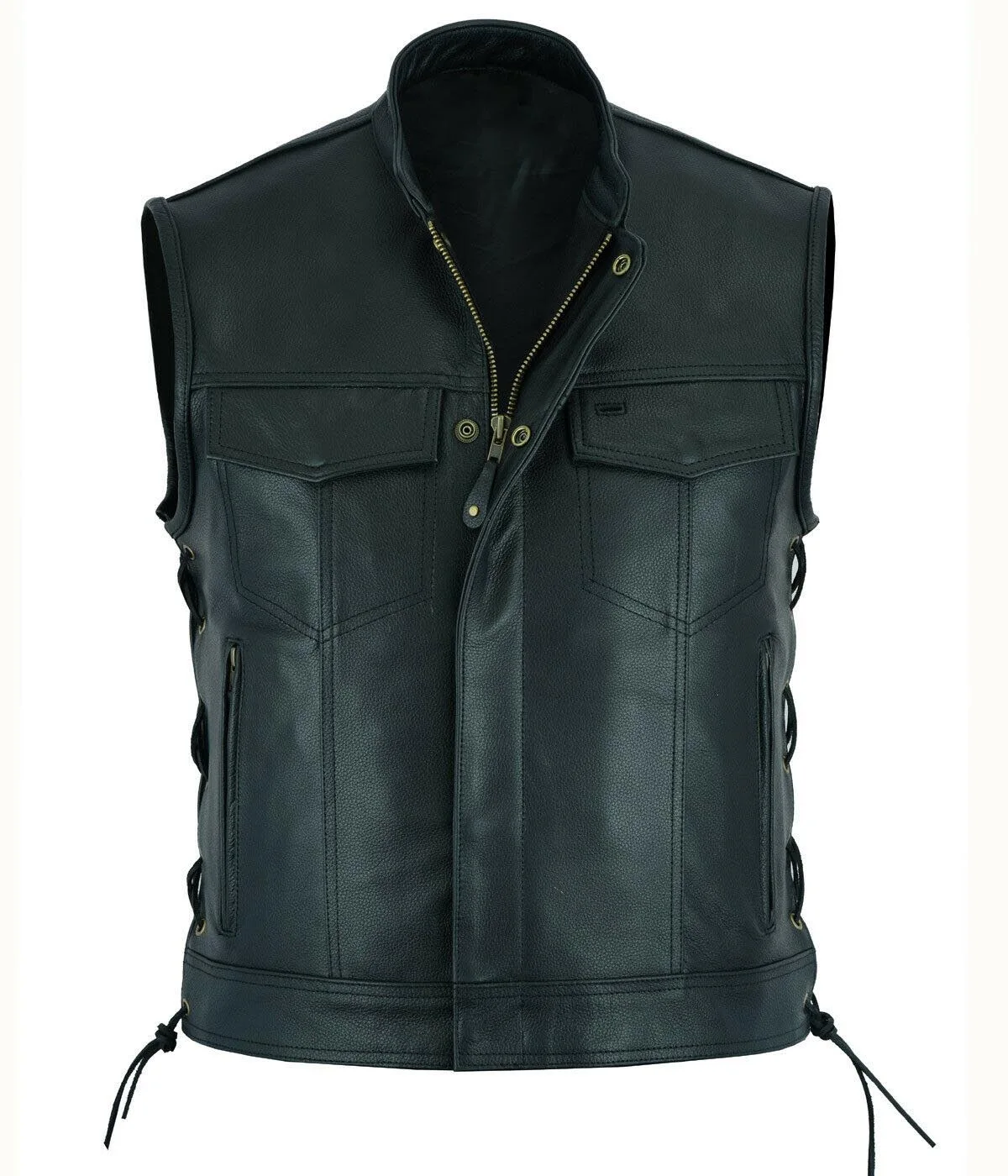 Chaleco de cuero Punk moda Cas - Leather Work Vest reseña y precio