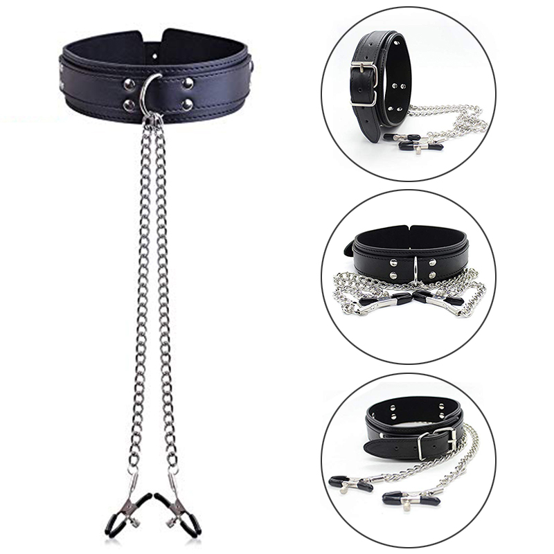 Collar fetiche BDSM, pinzas pa - Leatherwork Clamp reseña y precio