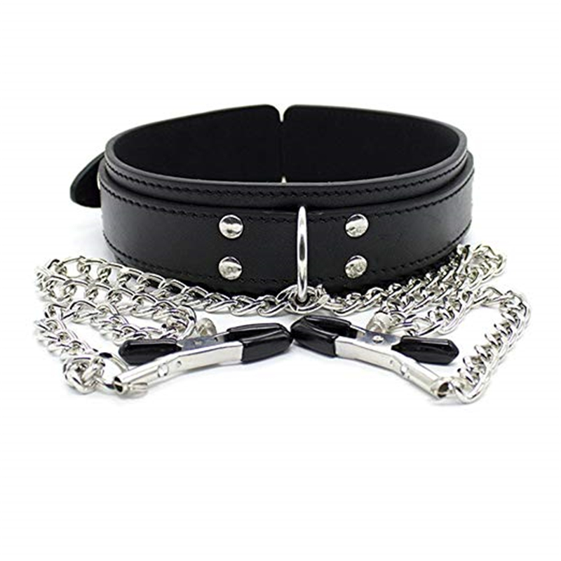 Collar fetiche BDSM, pinzas pa - Leatherwork Clamp reseña y precio