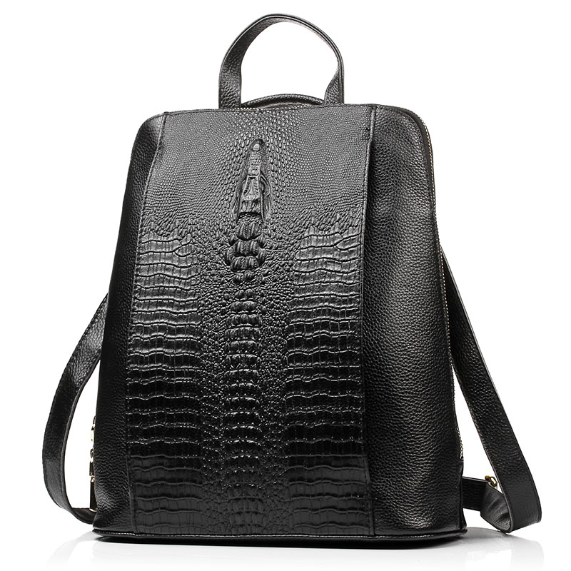 Mochila Zency de piel de cocod - Leather Work Bag Women reseña y precio